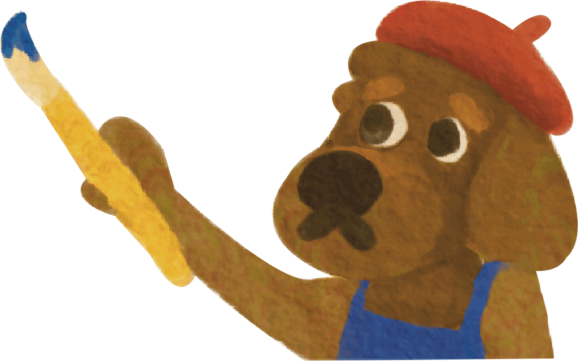 Right Decoration Puma the dog painting