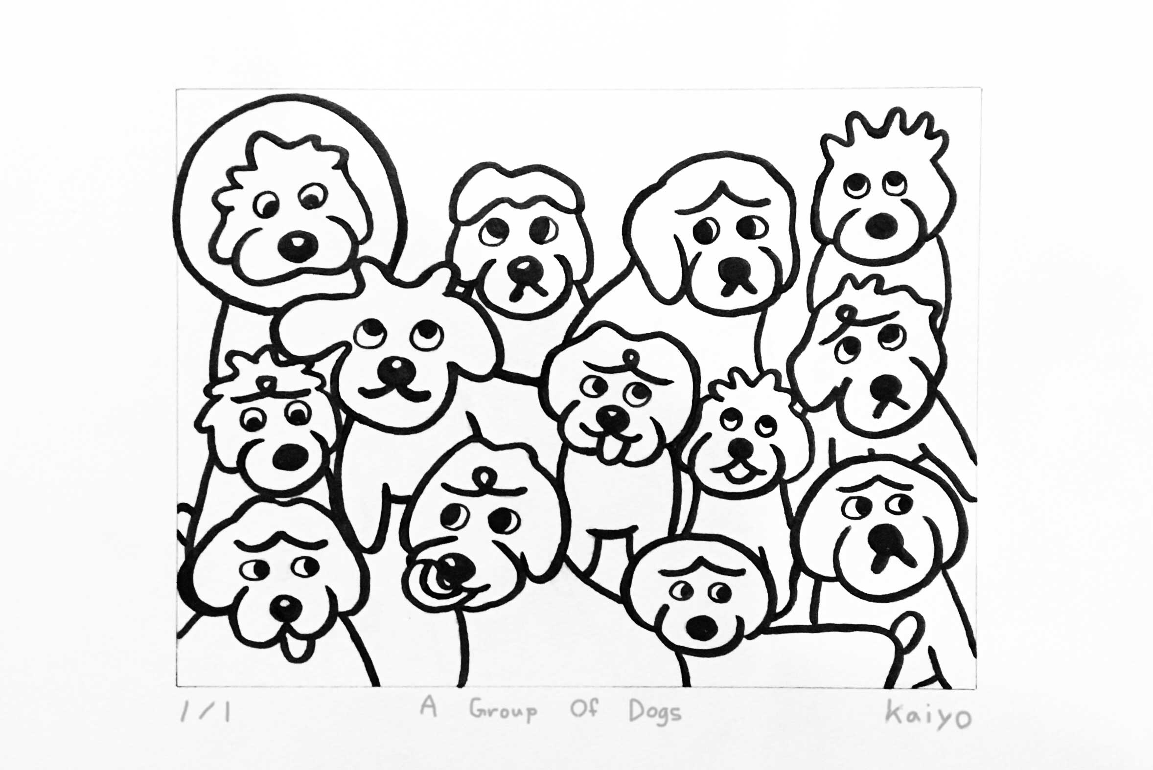 A Group of Dogs